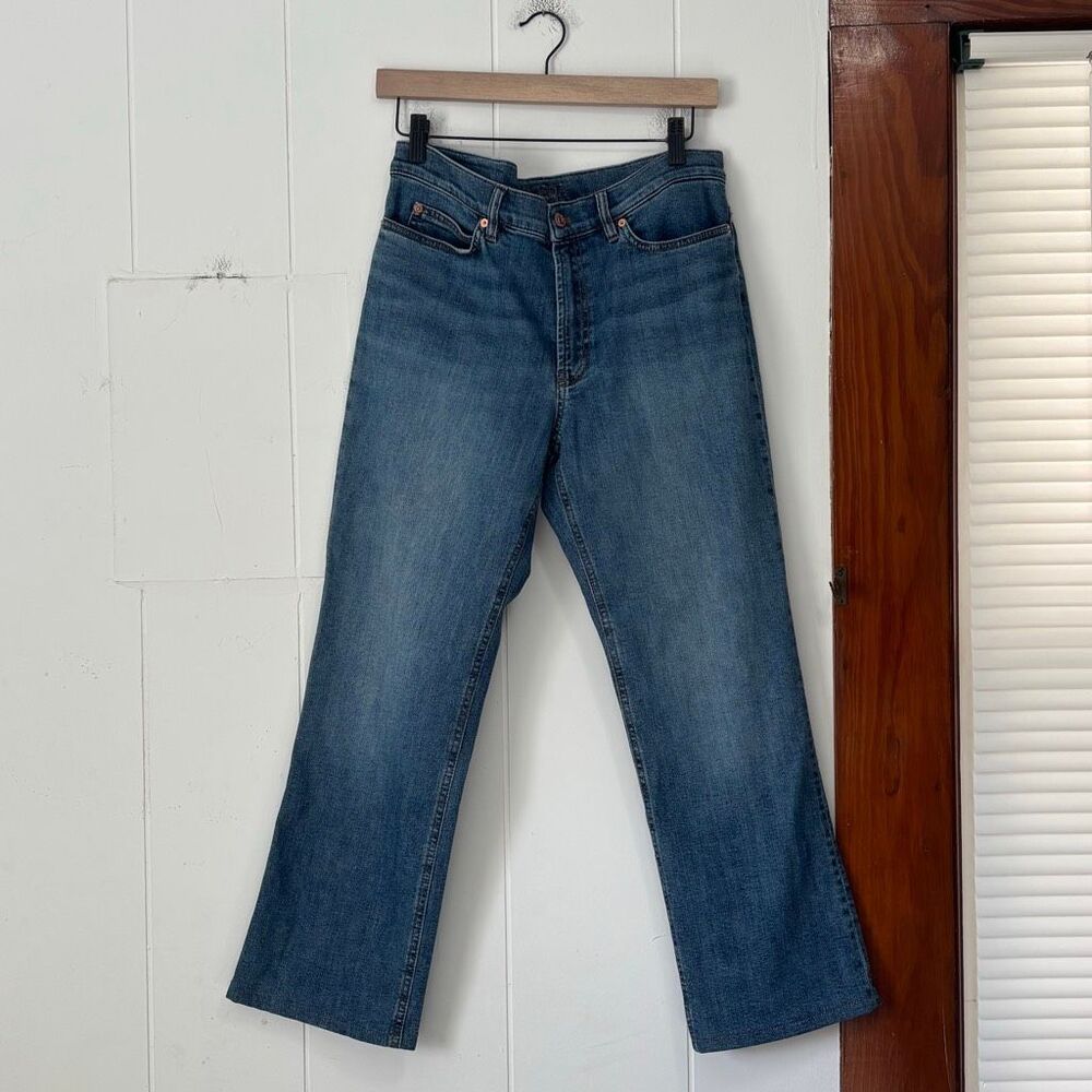Escada Sport Mid Wash Straight Leg Jeans UK 40 US 31 Tailored Inseam